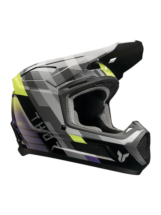 Thor Fleet Camber Black/Purple Kids Motorcycle ...