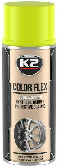 K2 Synthetischer Gummi Beschichtung Spray Farbe Flex Gummi Spray Gelb 400ml