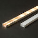 Aluminum Led Profile 1m U Channel 17x8mm Led Strip Max 11mm Cooling Protection