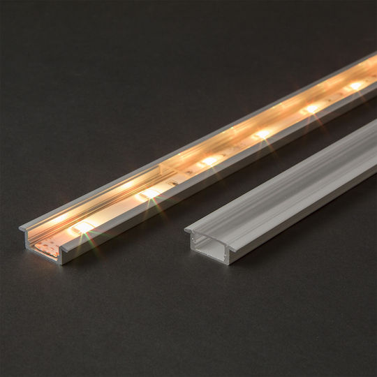 Transparente LED-Profilabdeckung 1m LED-Streifen Diffusor Polycarbonat Kompatibles Aluminiumprofil