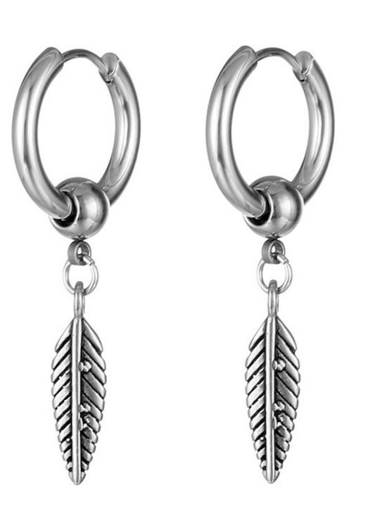 Sharks Bay Clothing Men's Steel Stud Earrings