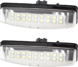 Mitsubishi Colt Plus Grandis Led License Plate Lights 2 Pcs Set