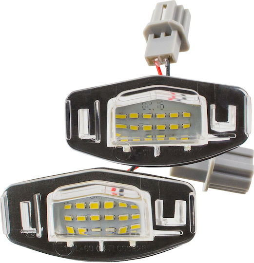 Honda Accord VII Civic VII VIII Lumini LED Pentru Plăcuțele De Înmatriculare Set 2 Bucăți