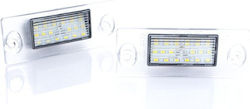 Audi A3 8l A4 B5 Lumini LED Pentru Plăcuța De Înmatriculare Set 2 Bucăți Audi A3 8l A4 B5 Lumini LED Pentru Plăcuța De Înmatriculare Set 2 Bucăți