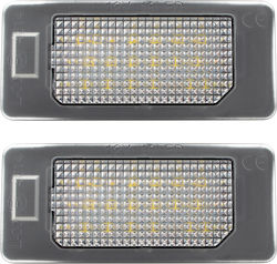 Skoda Octavia Iii Rapid Led License Plate Lighting Lamps 2 Pcs Set