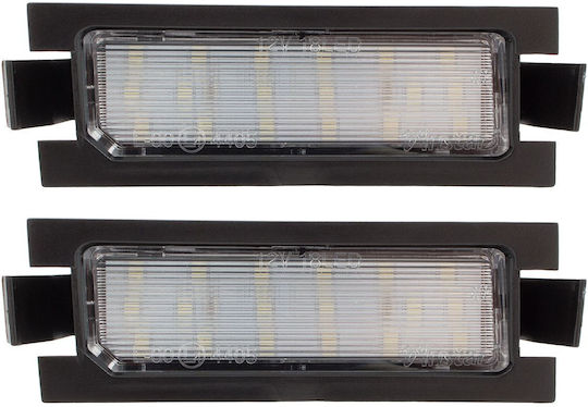 Hyundai I30 Ii Kia Ceed Ii Led License Plate Lighting Lamps 2 Pcs Set