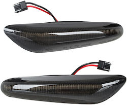 Bmw 3 E90 E91 E92 E93 Led Side Turn Signal Smoked Dynamic 2 Pcs Set Bmw 3 E90 E91 E92 E93 Led Side Turn Signal Smoked Dynamic 2 Pcs Set