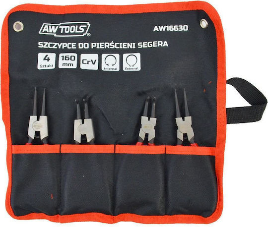Awtools Zangen Set 160 4 Stück Koffer