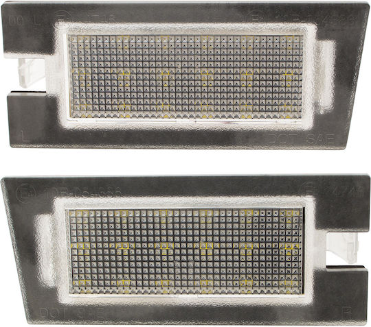 Jeep Cherokee 2013 Led License Plate Lights 2 Pcs Set