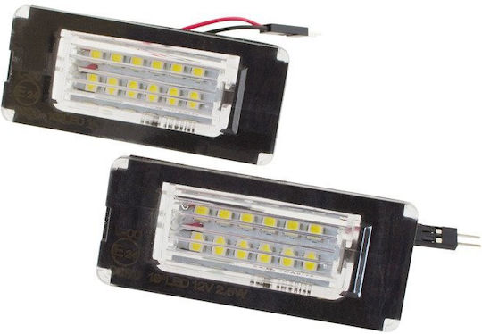 Mini Cooper R56 2006 Led License Plate Lighting Lamps 2 Pcs Set