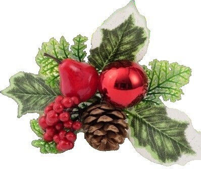 Decorațiune De Crăciun Flippy 15 X 23 Cm Model Buchet 1 Multicoloră