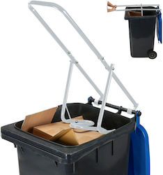 Relaxdays Trash Compactor Bin Gray Gray 41x95x35 Cm Relaxdays Trash Compactor Bin Gray Gray 41x95x35 Cm