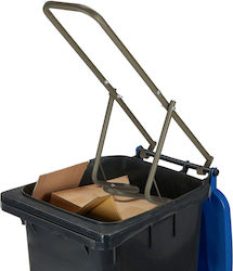 Relaxdays Trash Compactor Brown Bin Brown 41x95x35 Cm Relaxdays Trash Compactor Brown Bin Brown 41x95x35 Cm