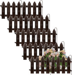 Vilde Kunststoff Gartenhecke in Brauner Farbe 20x15cm 10 Stück Vilde Kunststoff Gartenhecke in Brauner Farbe 20x15cm 10 Stück