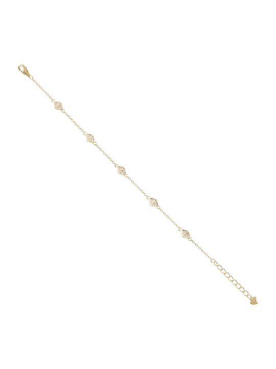 Prince Silvero Damen Armband aus Silber Vergoldet mit Zirkon