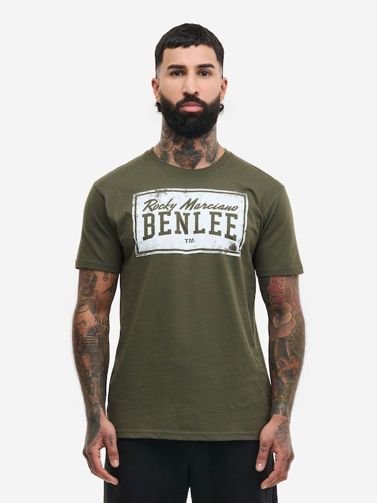 Benlee T-shirt Olive/white