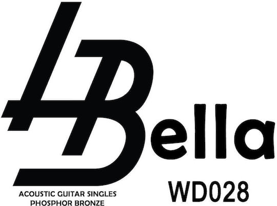 La Bella Einzel Bronze Saiten für Akustische Gitarre