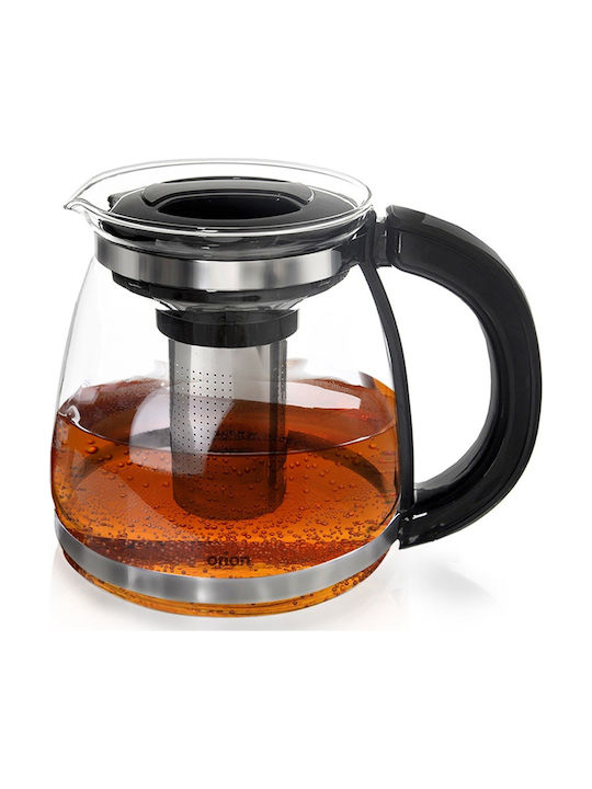Orion Teekanne mit Filter Glas Transparente 1730ml