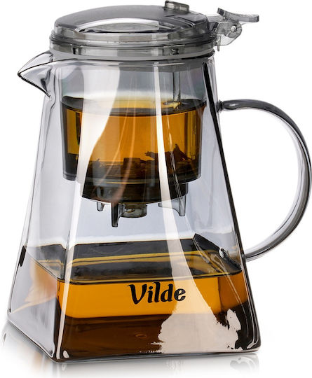 Vilde Τσαγιέρα με Φίλτρο Γυάλινη 880ml