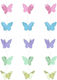 Hanging Paper Party Decorations Butterflies 200cm