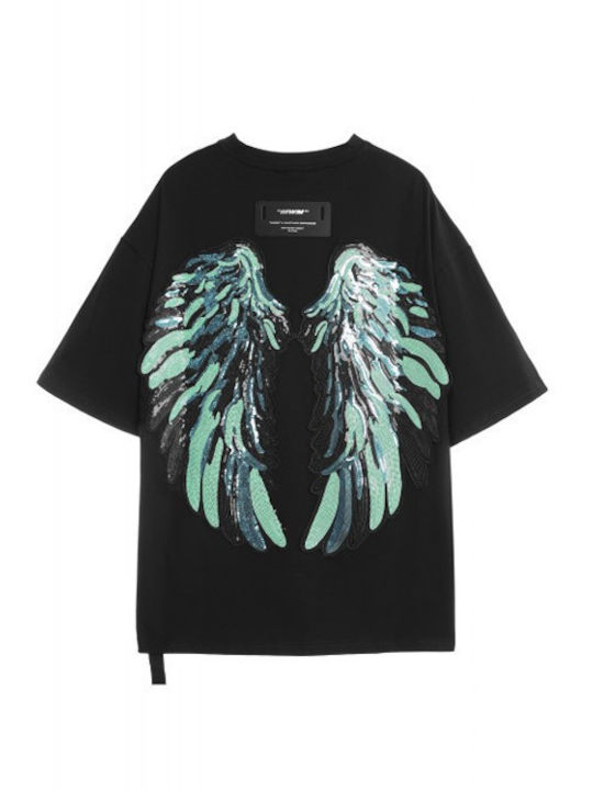 Γυναικείο Oversized T-shirt Μαύρο
