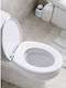 SteweHome Toilet Seat Plastic White