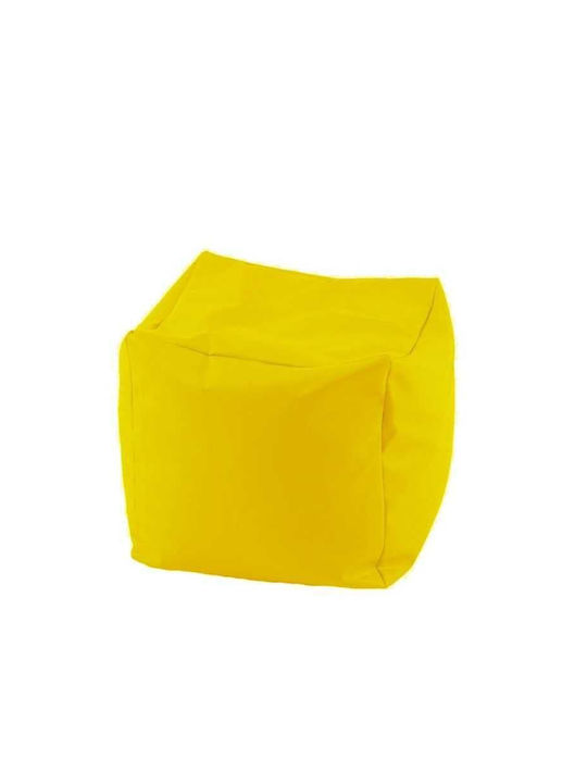Multifunctional Bean Bag Chair Waterproof Yellow Quince 40x40x40cm