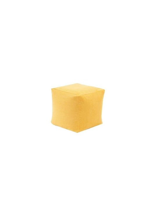 Πολυμορφικό Πουφ Σκαμπό Terracotta Orange 40x40x40cm