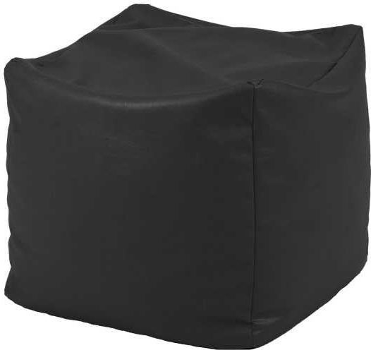 Fotolii Puf Scaun Impermeabil Negru 40x40x40cm Polimorfic