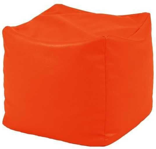 Fotolii Puf Scaun Polimorfic Impermeabil Neon Portocaliu 45x45x45cm