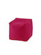 Πολυμορφικό Πουφ Σκαμπό Αδιάβροχο Pink 40x40x40cm