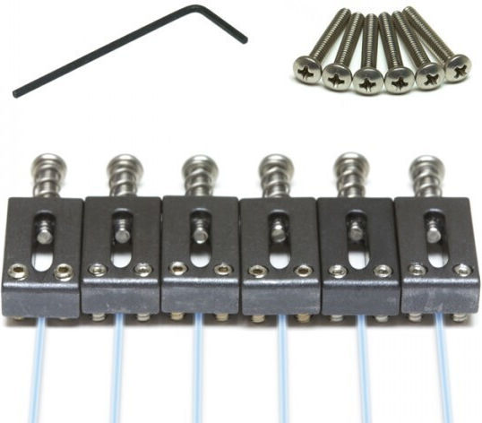 Ghost Saddle Strat & Tele Style 52.73mm String Spacing Black Pn 8000-00