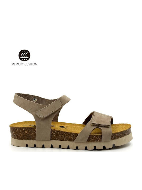 Anatomisch Damenplattformen Beige