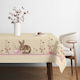 100% Cotton Tablecloth Bunnies Flowers 140x220cm Maddi