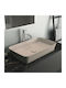 Ideal Standard Ipalyss Vessel Porcelain Bathroom Sink with Faucet 65x40cm Mink