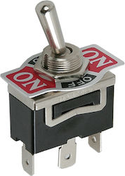 Set 5 Spdt On-off-on 10a 250v Lever Switches Metal Panel Switch Set 5 Pieces