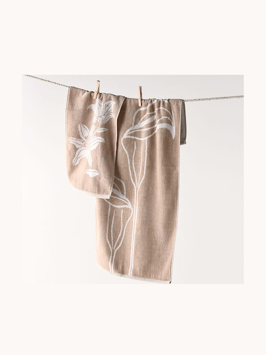 Kentia Hand Towel Stylish 30x50cm Mocca Weight ...