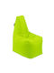 Puf Relax Wasserdichte Pouf Neon Grünes 50x40x55cm