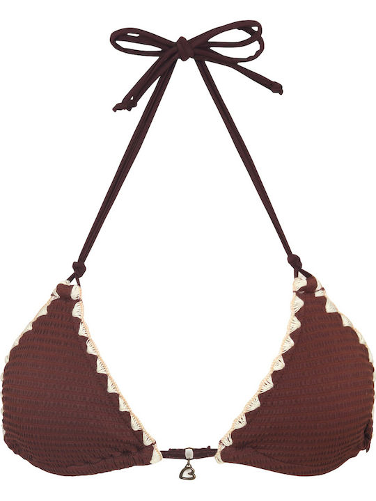 Banana Moon Nuco Top De Bikini Triunghi Maro Chocolat