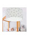 Ango Single-Light Kids Ceiling Mount Light from Plastic 15W with E27 Socket White