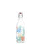 Glass Water Bottle With Screw Lid Transparent 1000ml