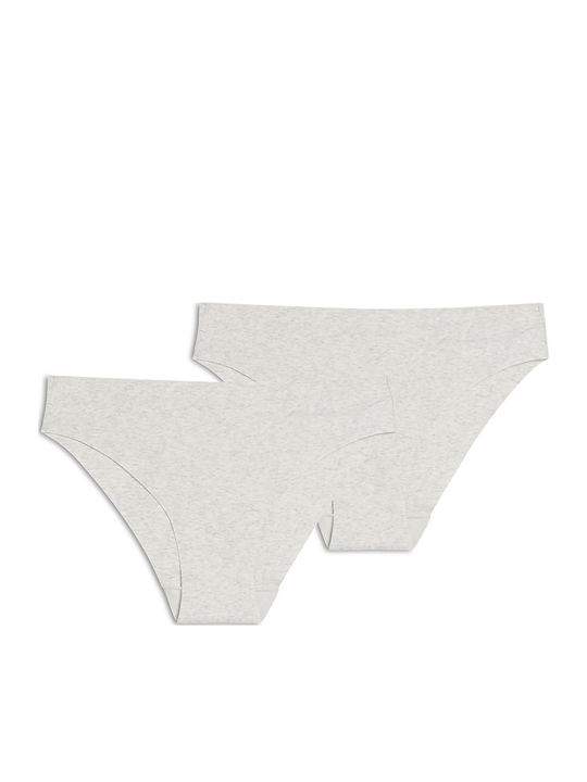 PUMA Βαμβακερά Γυναικεία Slip 2Pack χωρίς Ραφές...