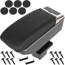 Skoda Octavia Ii 04-13 Armrest Storage Black Eco-leather + Installation Kit Skoda Octavia Ii 04-13 Armrest Storage Black Eco-leather + Installation Kit