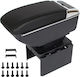 Universal Car Armrest + Mounting Kit