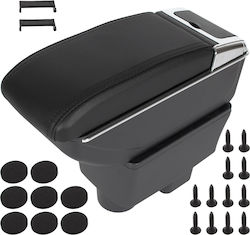 Skoda Fabia Ii 06-14 06-14 Armrest Storage Black Eco-leather + Installation Kit