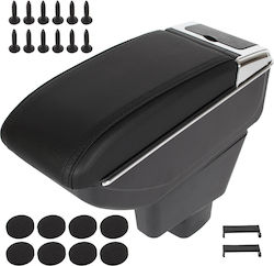 Fiat Sedici 2006 Armrest Storage Black Eco-leather + Installation Kit
