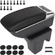 Ford Focus Mk3 10-14 Armrest Storage Black Eco-leather + Mounting Kit