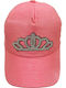 Gift-Me Kids' Jockey Fabric Hat Pink