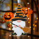 Decorațiune de Elf Suspendat pentru Halloween Spumă 44x26 Cm Portocalie Aprinsă Neagră