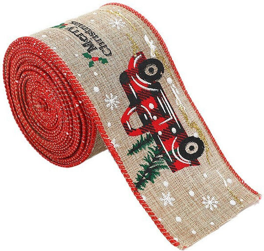 Alista Home Christmas Ribbon Decorated Red 200x630cm